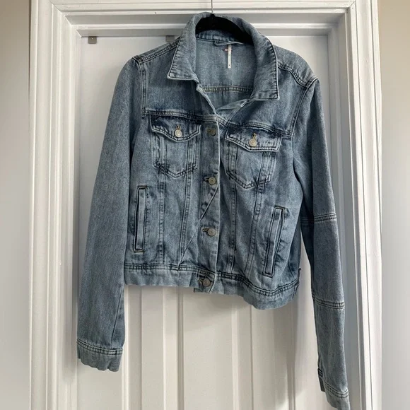 Free People Rumors Denim Jacket - M - Picture 4 of 7